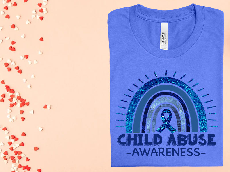 Child Abuse Awareness Graphic Tee Graphic Tee