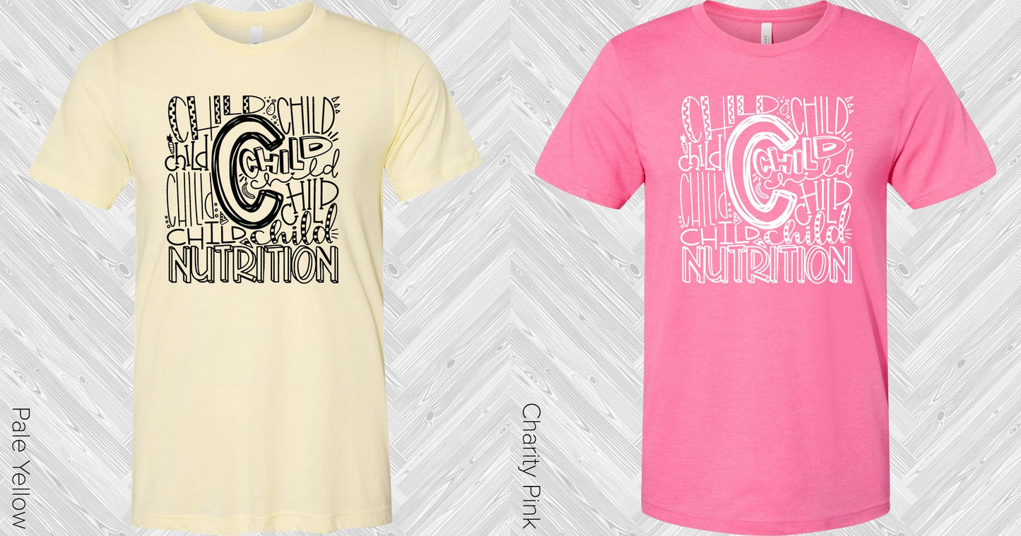 Child Nutrition Subway Art Graphic Tee Graphic Tee