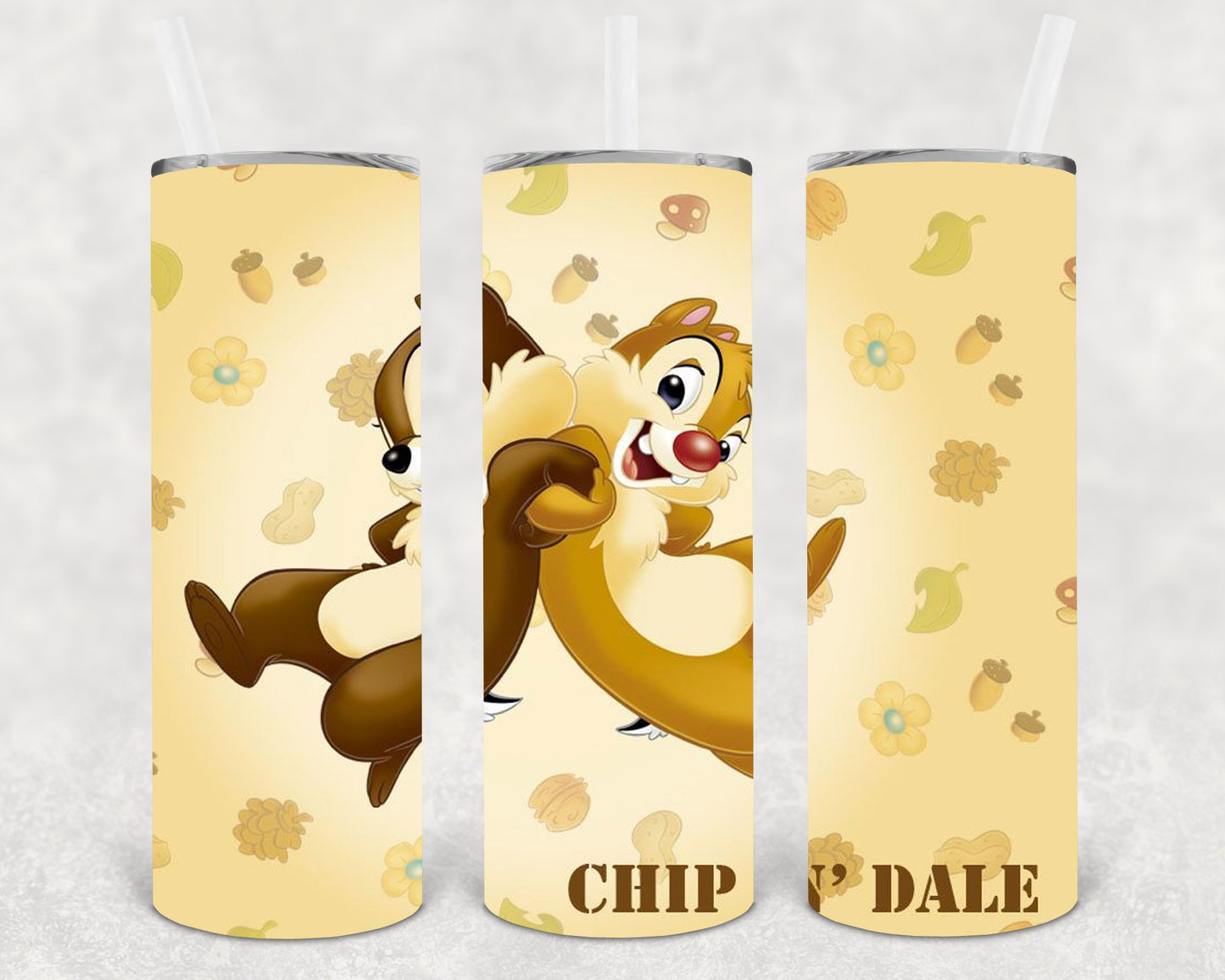 Chip N Dale 20 Oz Skinny Tumbler