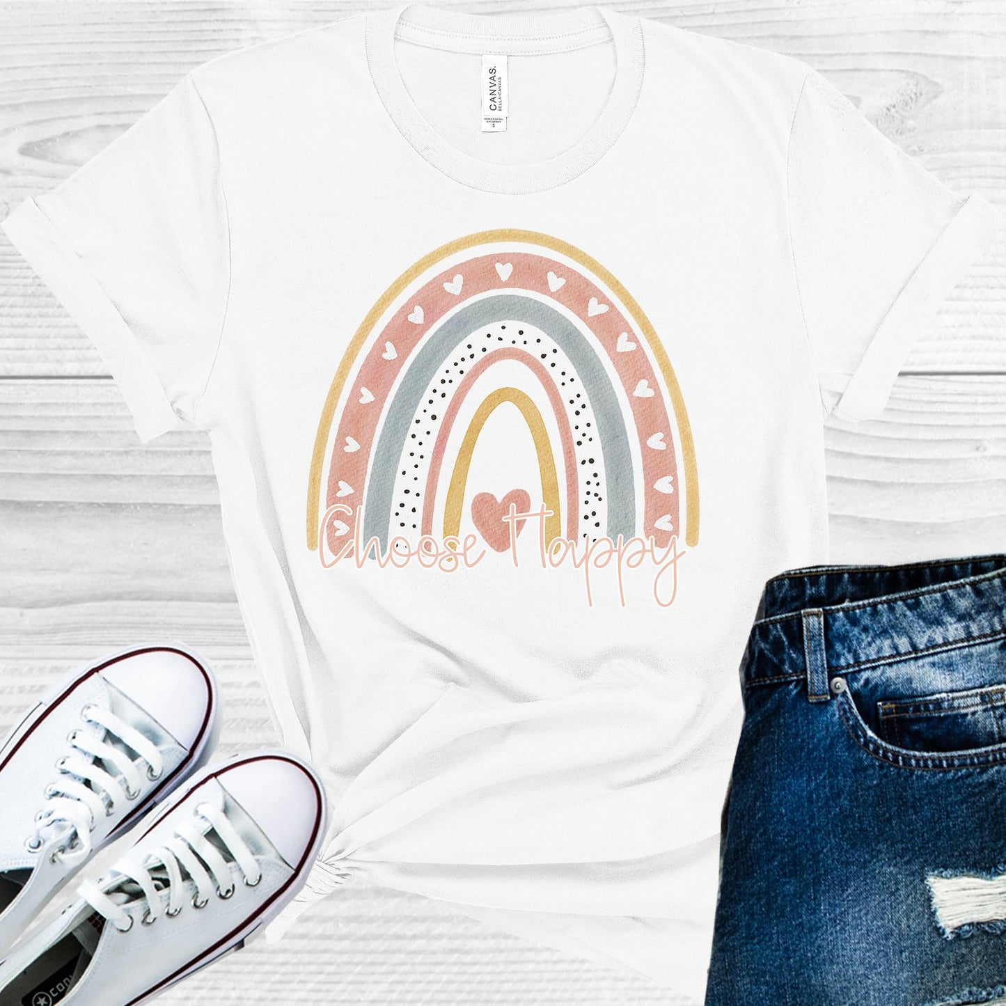 Choose Happy Graphic Tee Graphic Tee