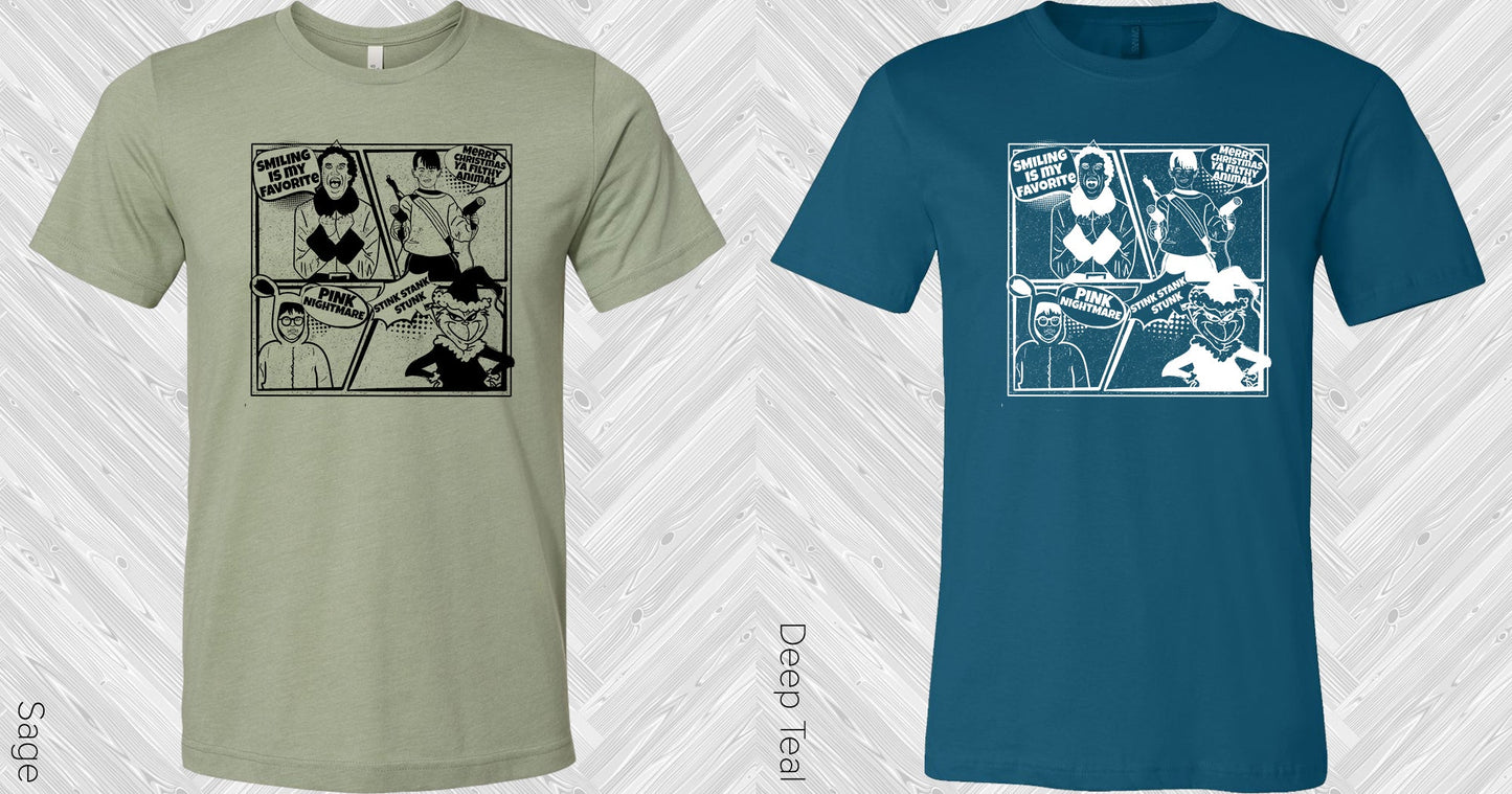 Christmas Cartoon Graphic Tee Graphic Tee