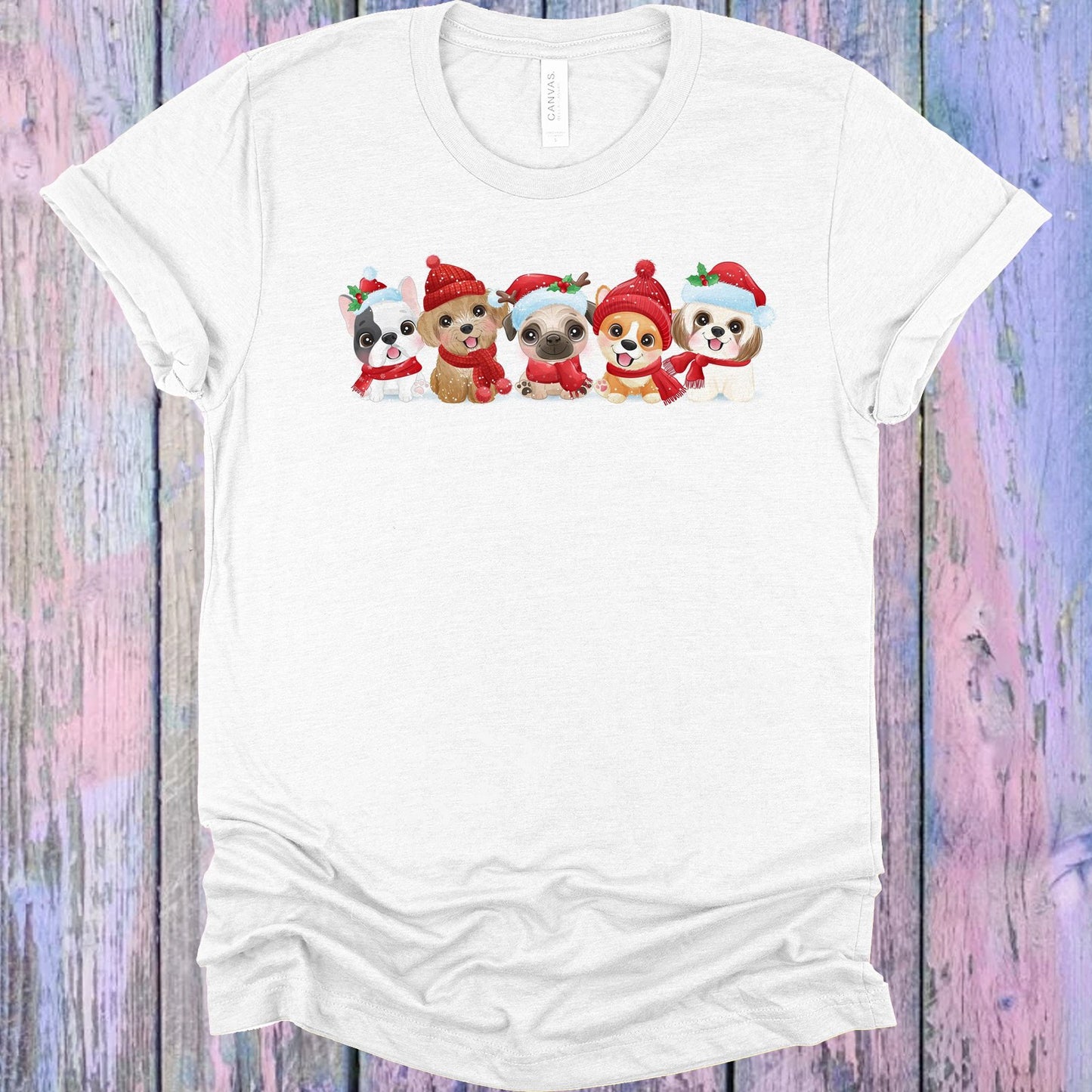 Christmas Dogs Graphic Tee Graphic Tee