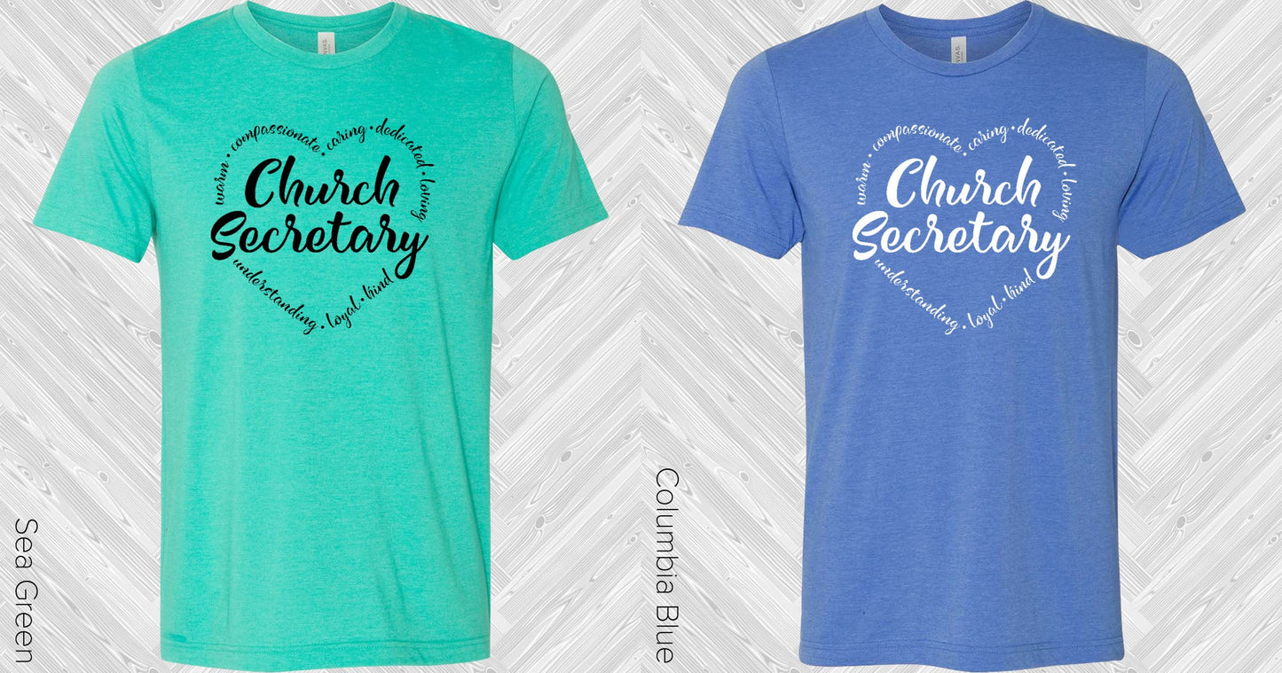 Church Secretary Graphic Tee Graphic Tee