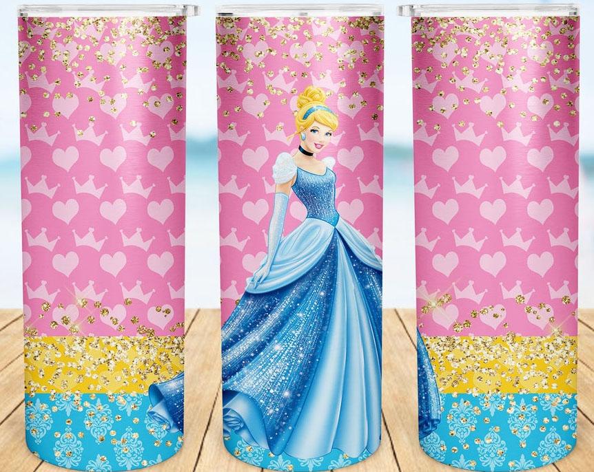 Cinderella 20 Oz Skinny Tumbler