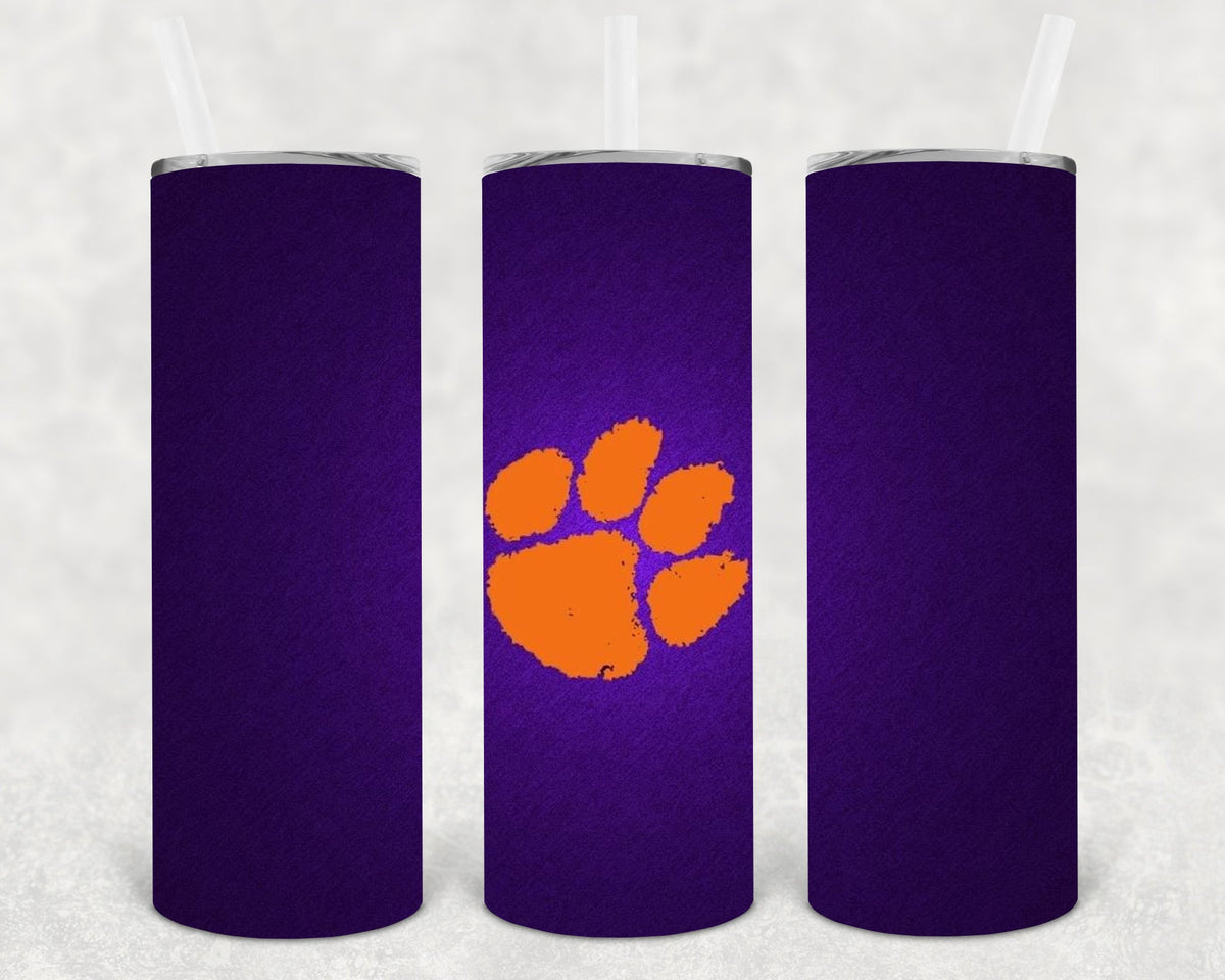 Clemson Tigers 20 Oz Skinny Tumbler
