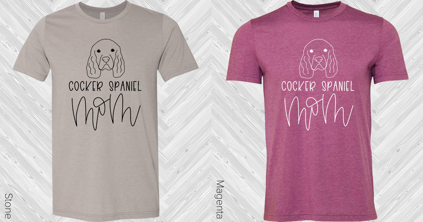 Cocker Spaniel Mom Graphic Tee Graphic Tee