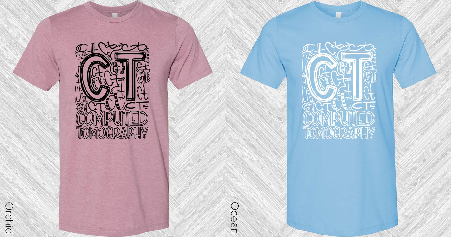 Computed Tomography Subway Art Graphic Tee Graphic Tee