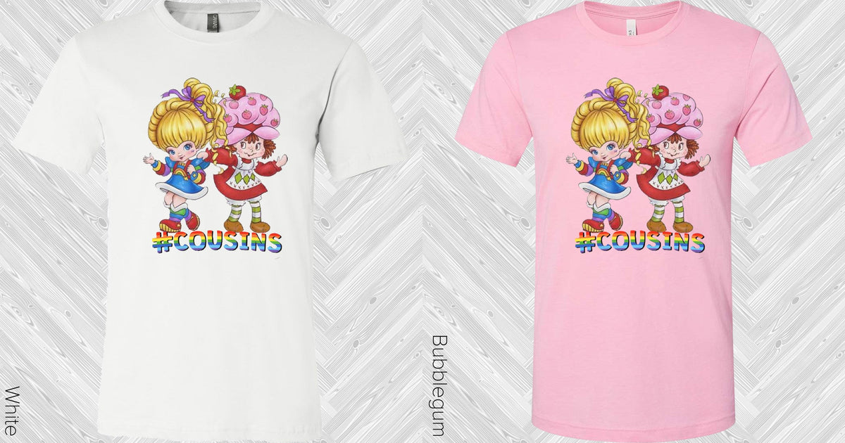 Rainbow Brite And Strawberry Shortcake #cousins Graphic Tee Graphic Tee