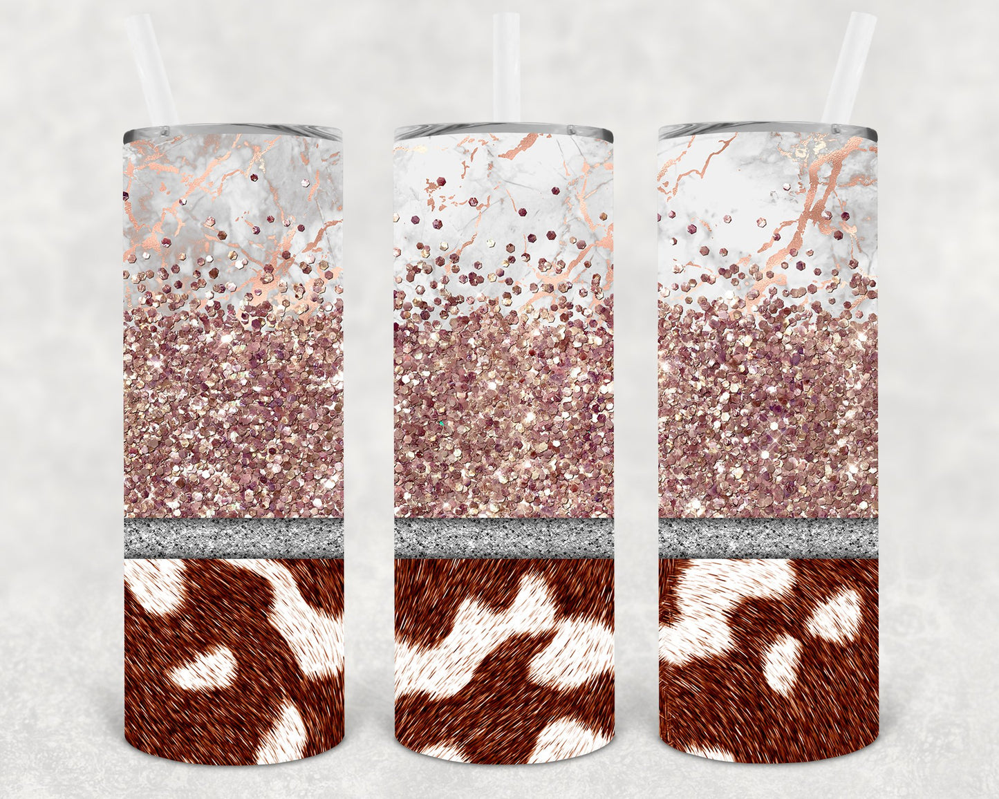 Cowhide 20 Oz Skinny Tumbler