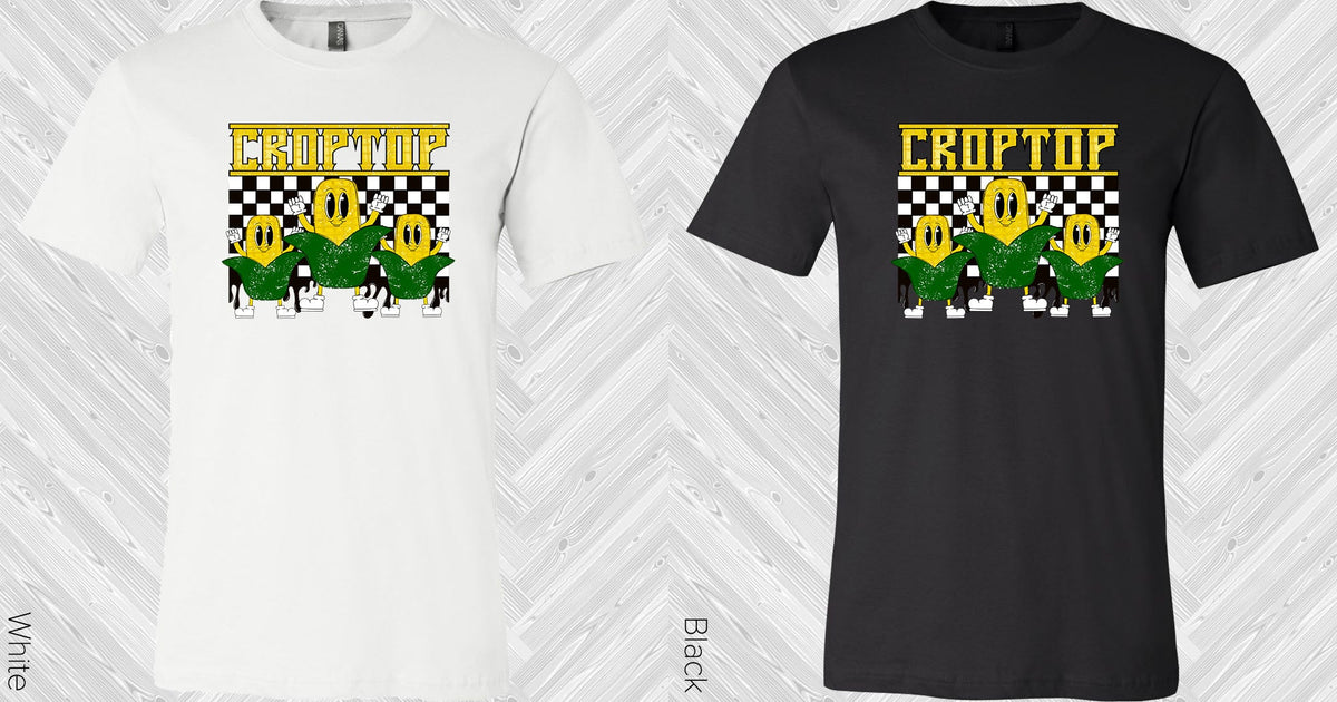 Crop Top Graphic Tee Graphic Tee