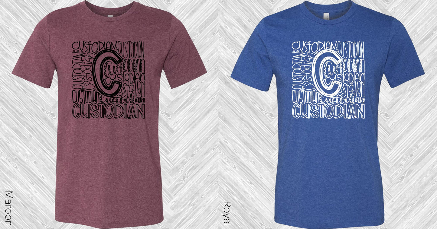 Custodian Subway Art Graphic Tee Graphic Tee