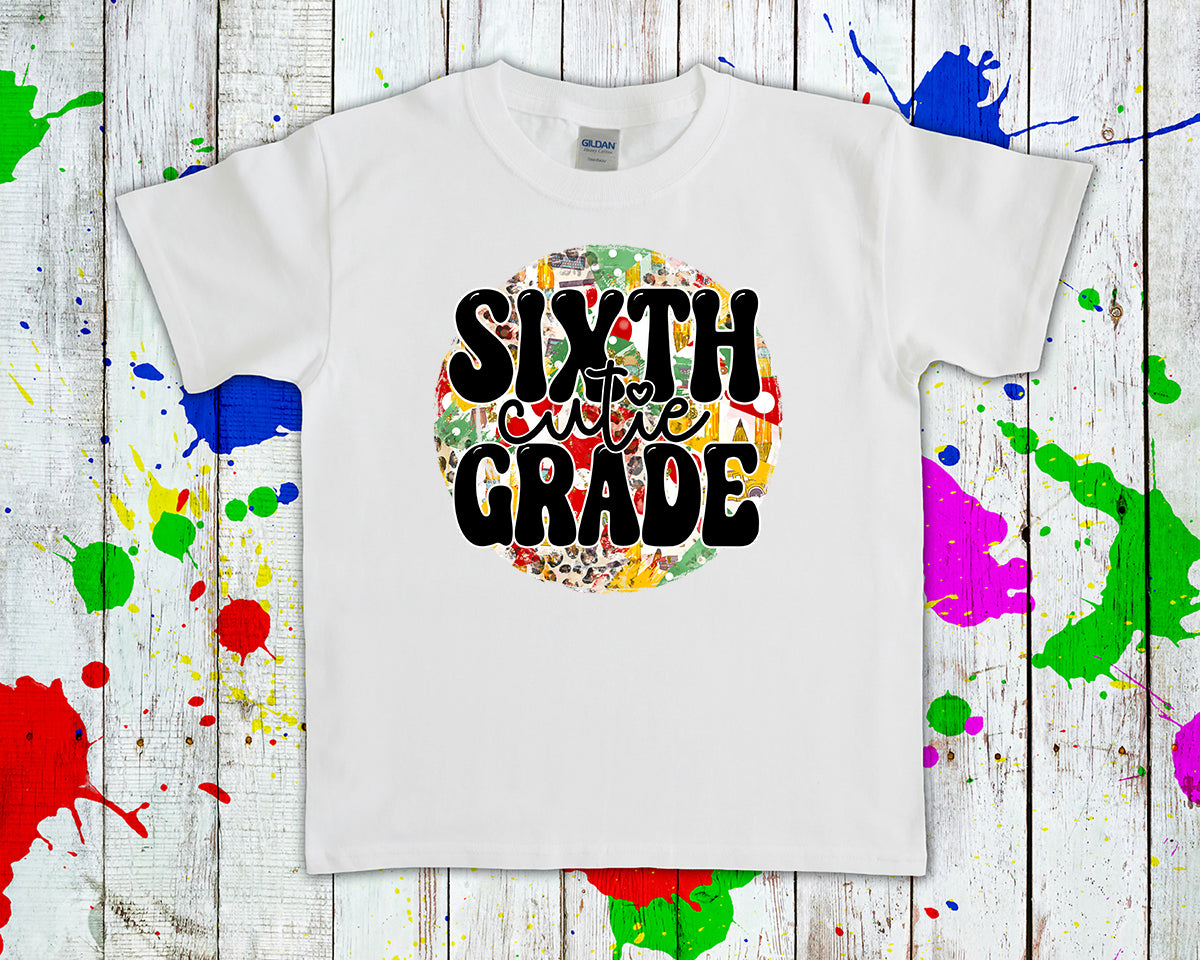Customized Grade Cutie Graphic Tee