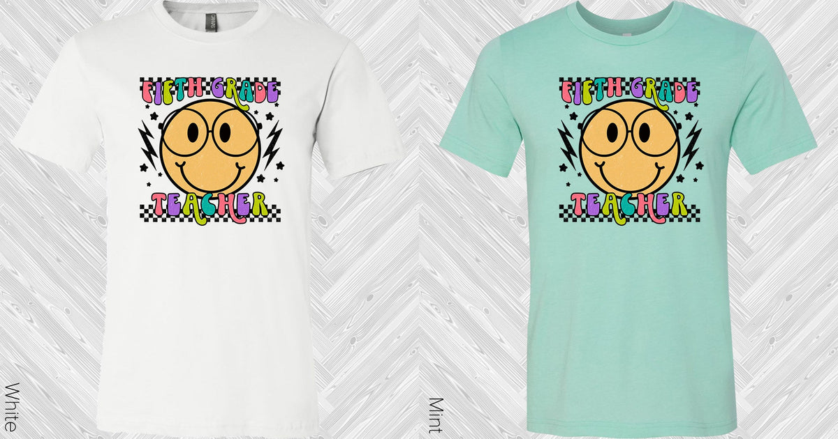 Customized Grade Teacher Graphic Tee