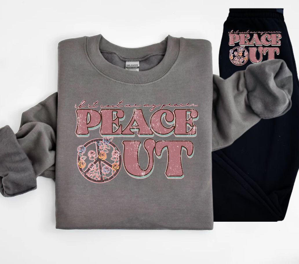 If It Cost Me My Peace Out Graphic Tee Graphic Tee