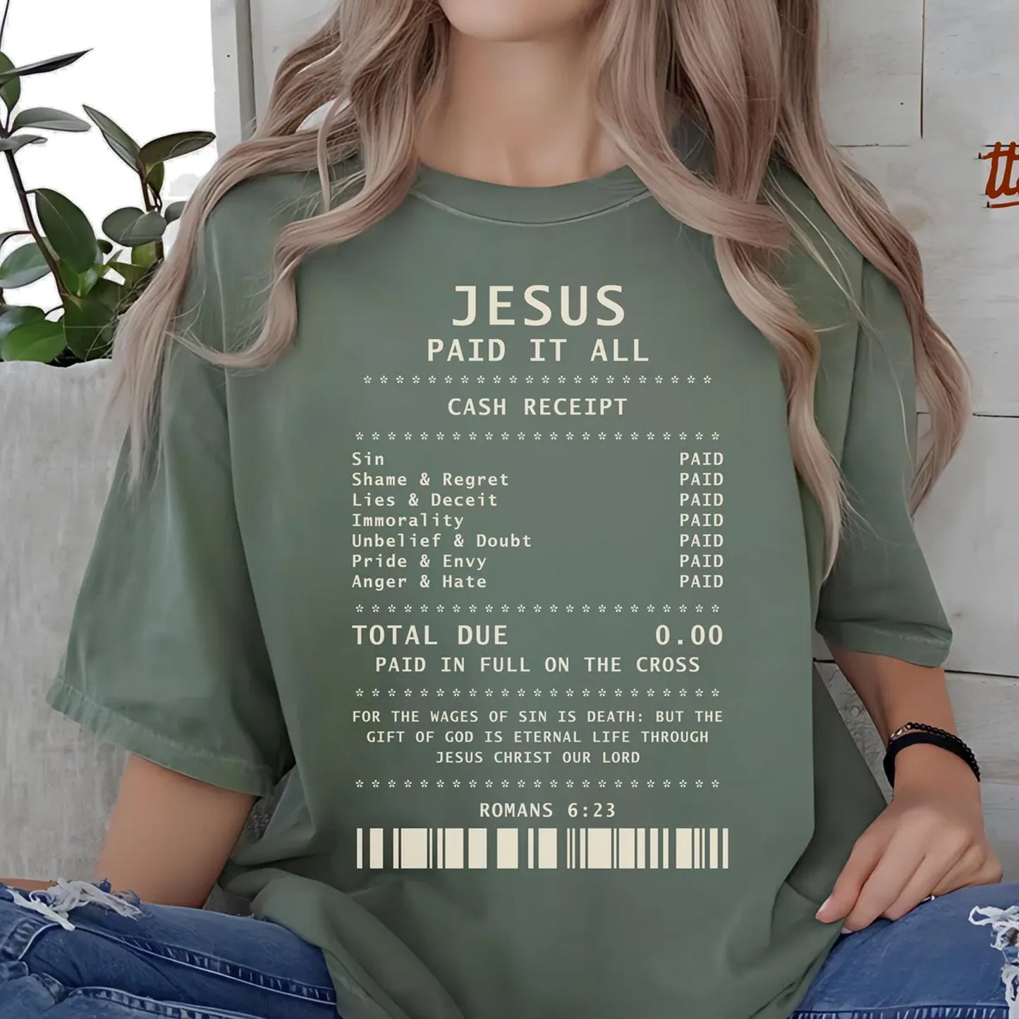 Jesus Paid It All Graphic Tee