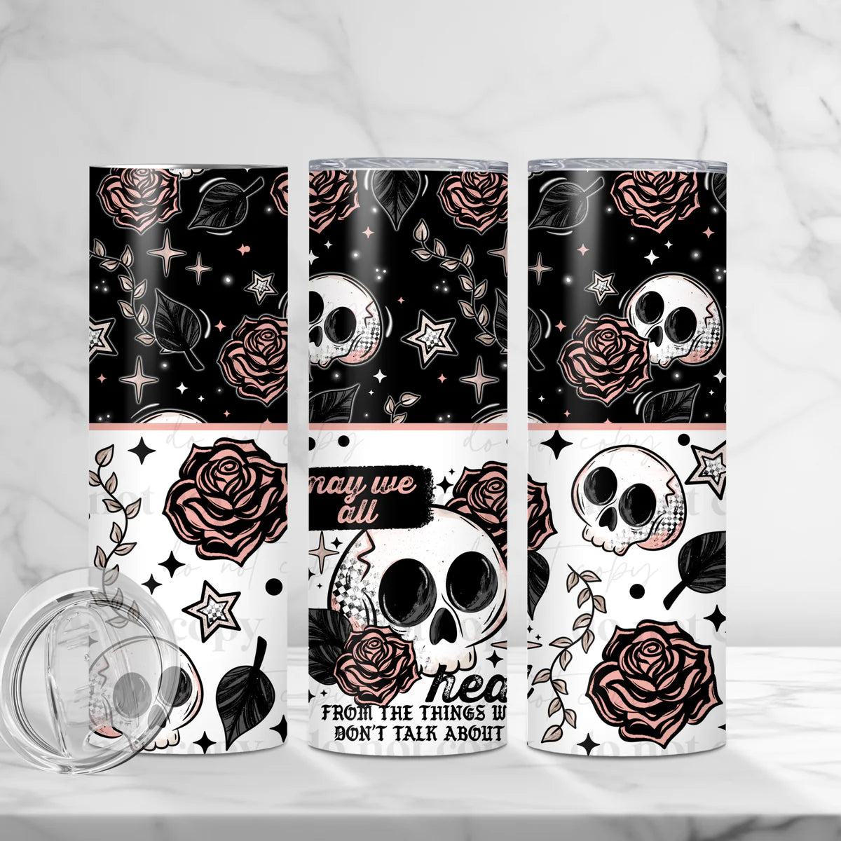 May We All Heal 20 oz Skinny Tumbler