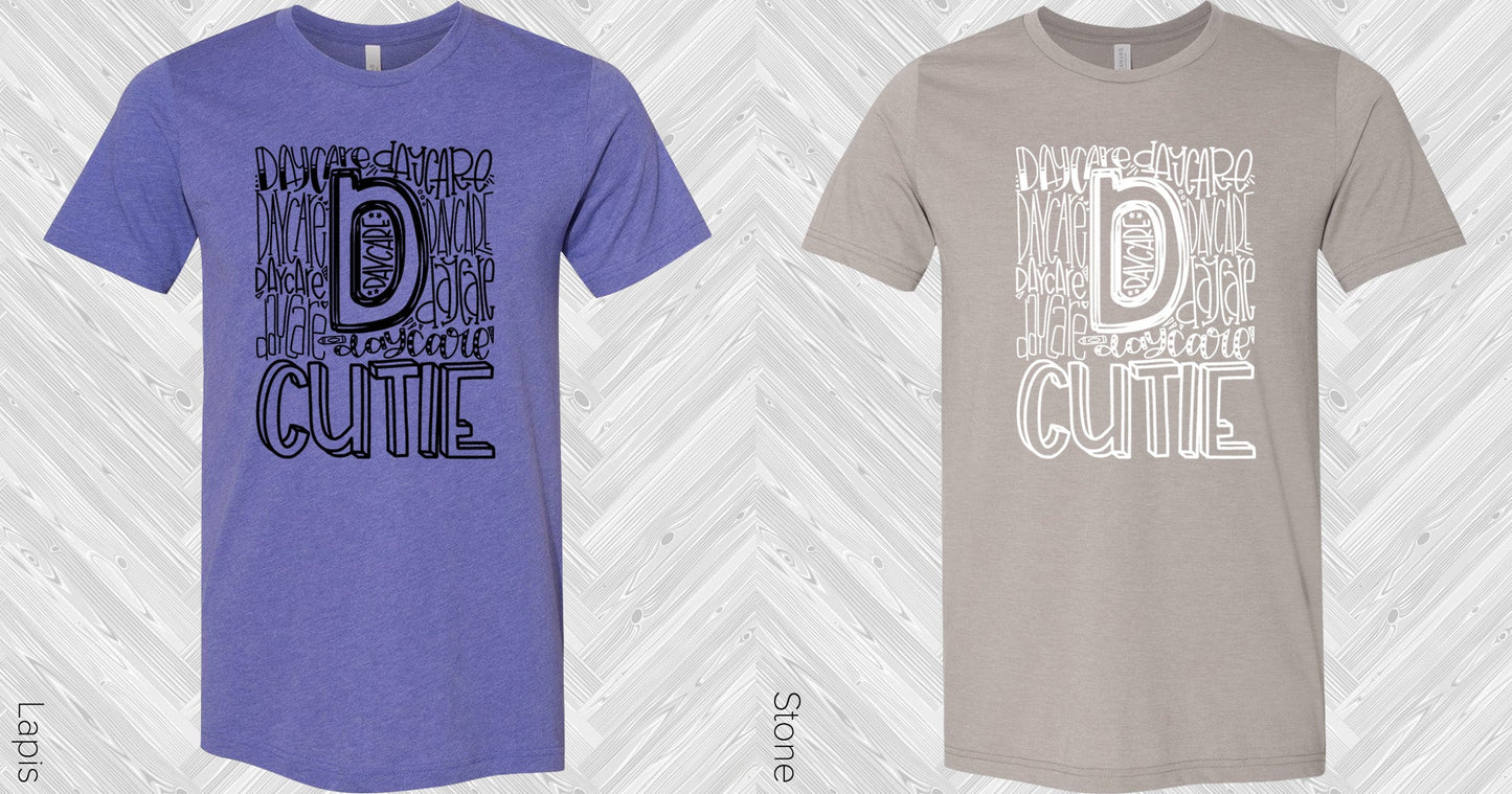 Daycare Cutie Subway Art Graphic Tee Graphic Tee