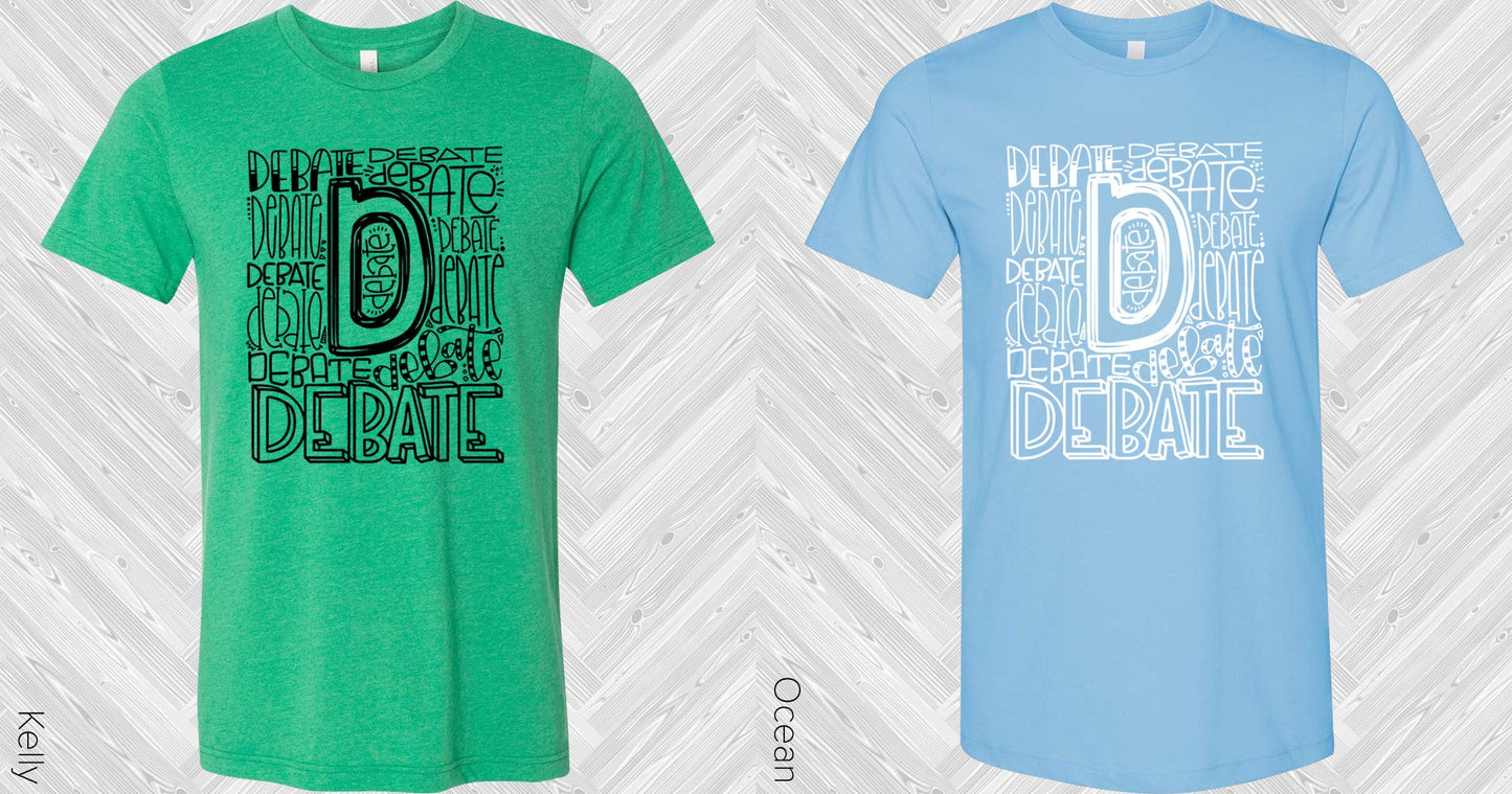 Debate Subway Art Graphic Tee Graphic Tee