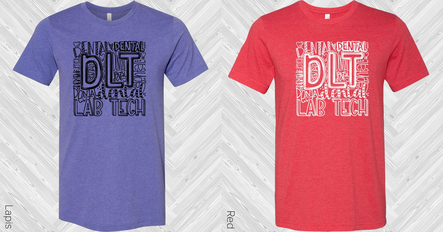 Dental Lab Tech Subway Art Graphic Tee Graphic Tee