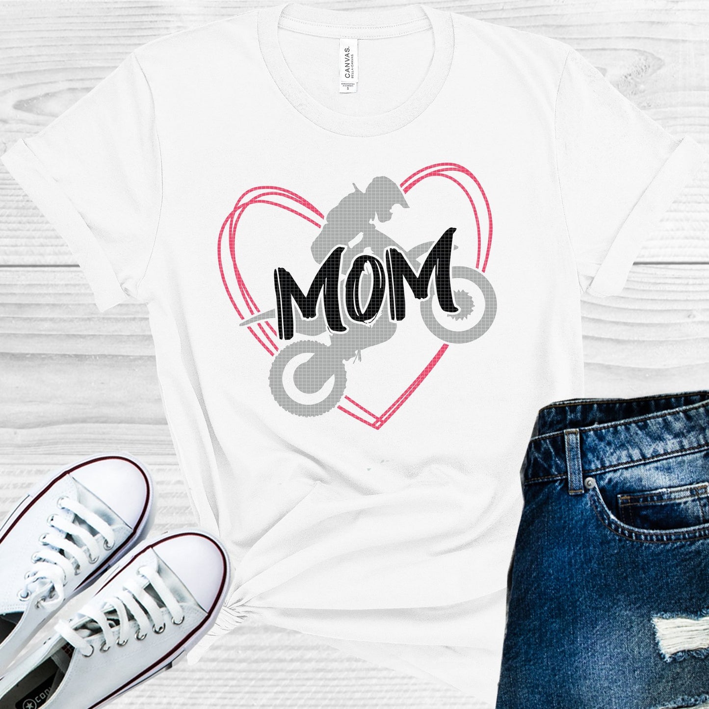 Dirtbike Mom Graphic Tee Graphic Tee