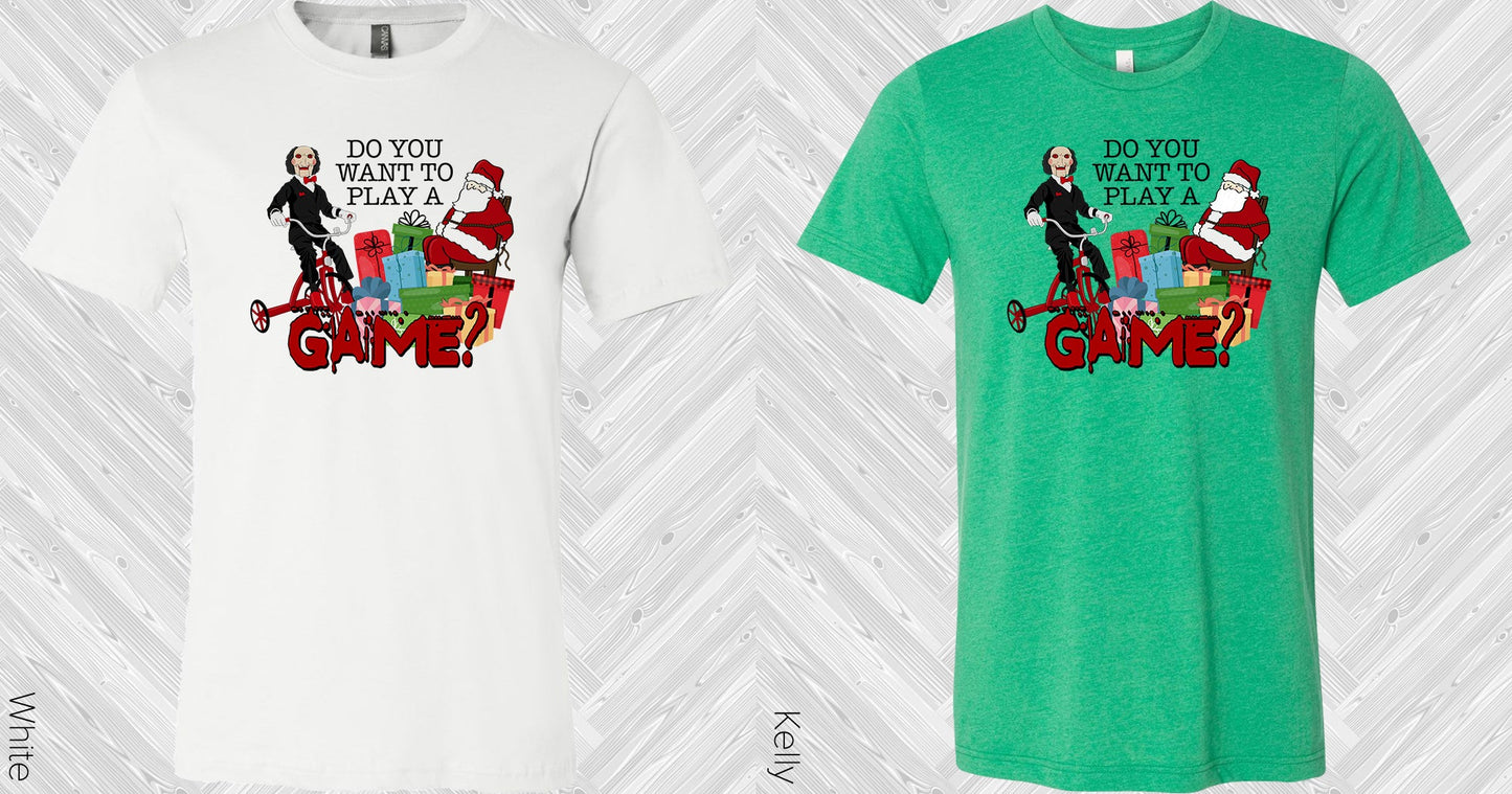 Do You Want To Play A Game Graphic Tee Graphic Tee
