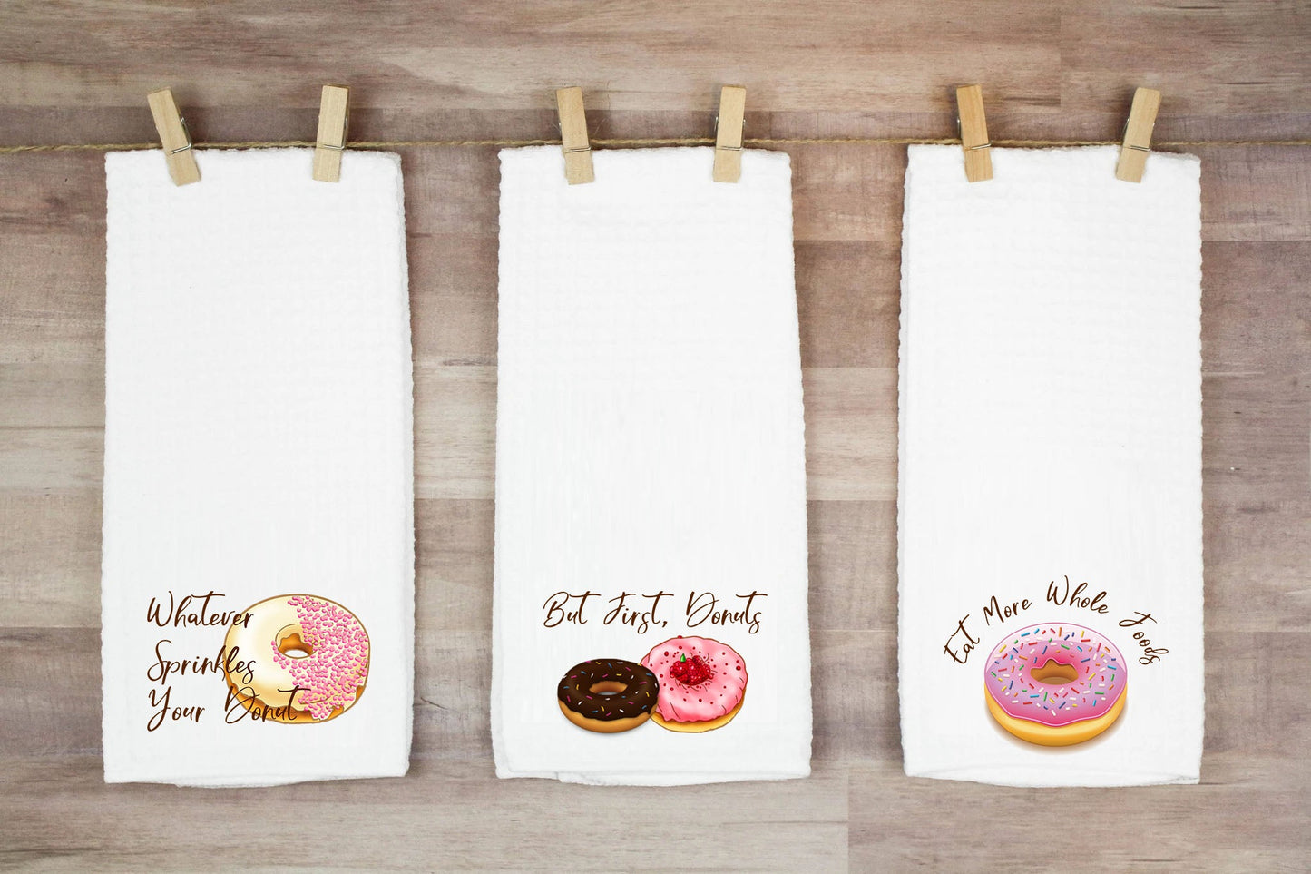 Whatever Sprinkles Your Donut Hand Towel