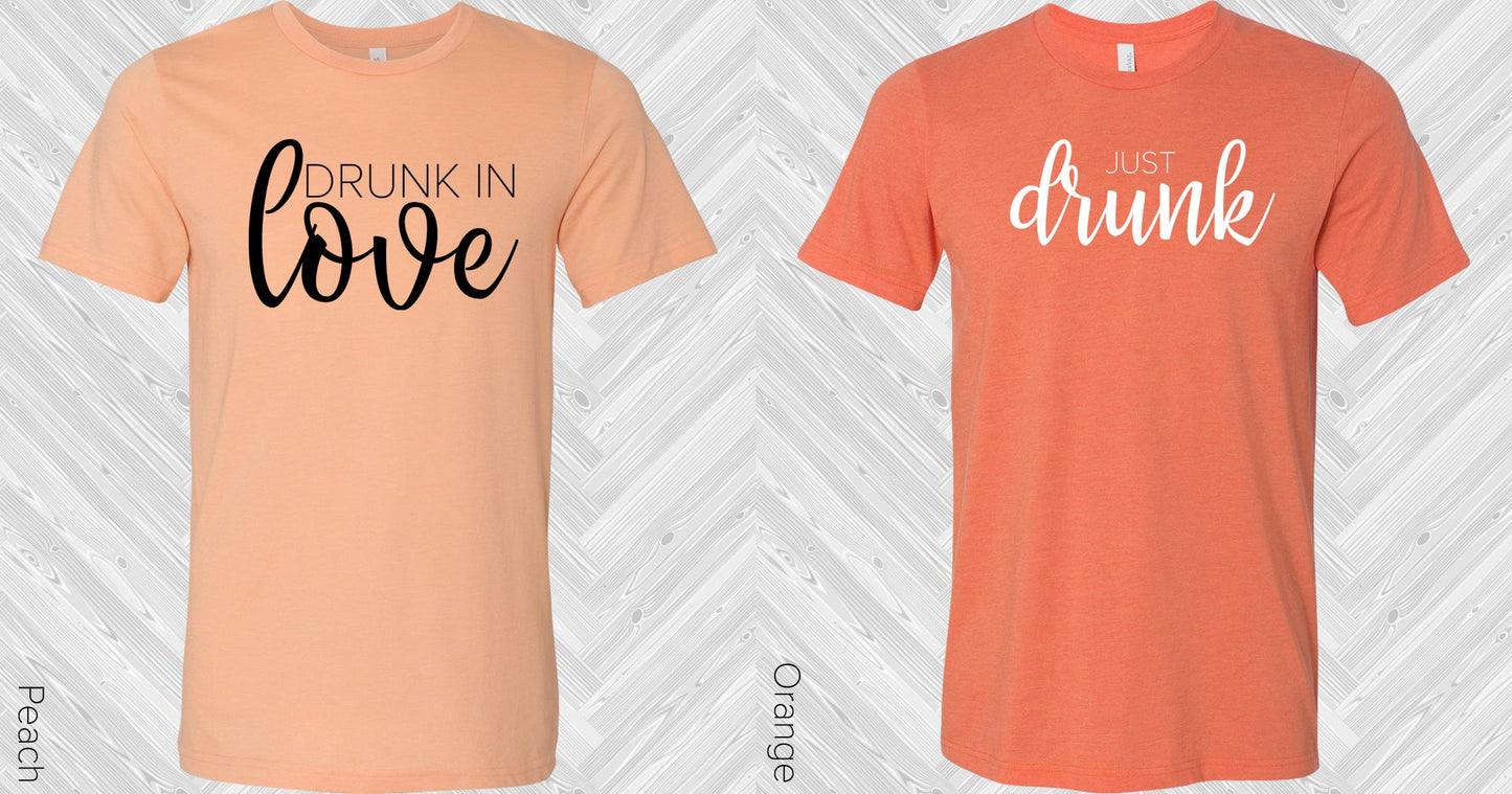 Just Drunk Wedding Set Graphic Tee Graphic Tee