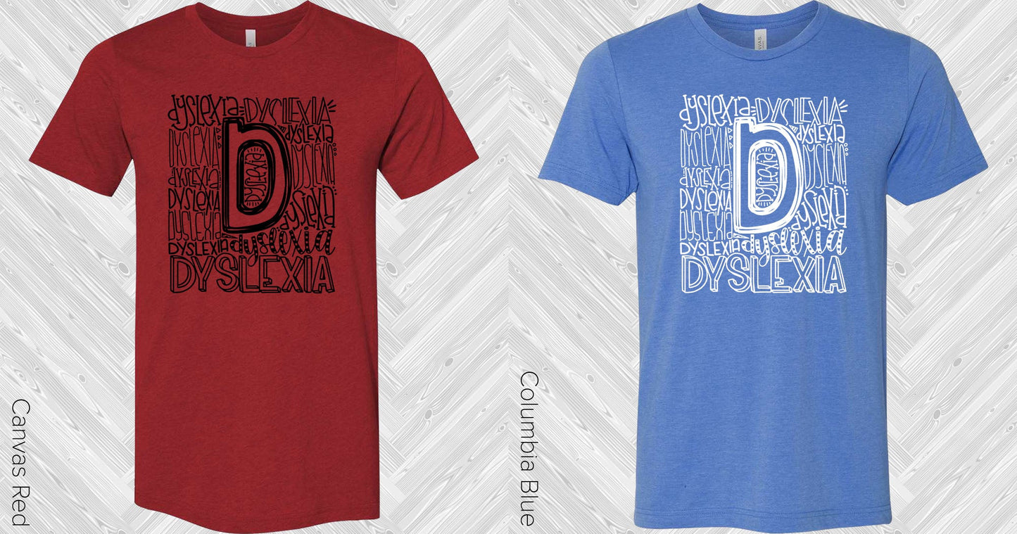 Dyslexia Subway Art Graphic Tee Graphic Tee