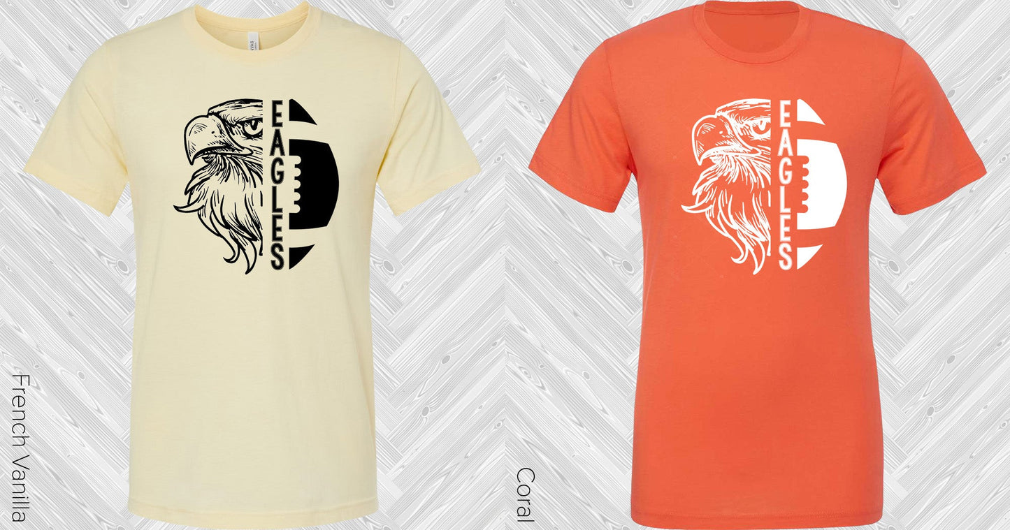 Eagles Football (Other Teams Available) Graphic Tee Graphic Tee
