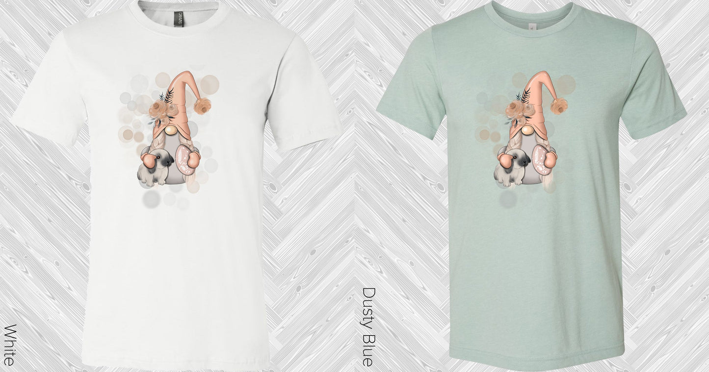 Easter Bunny Gnome Graphic Tee Graphic Tee