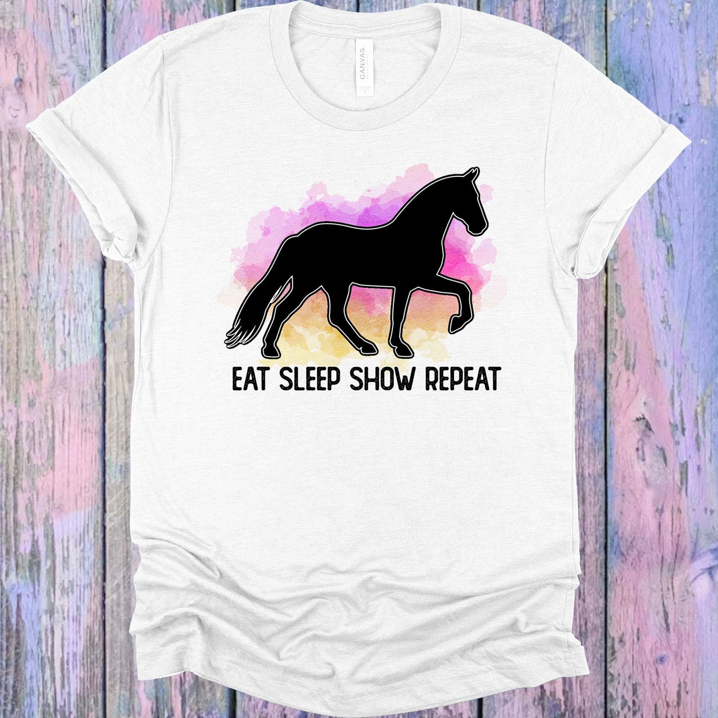 Eat Sleep Show Repeat Graphic Tee Graphic Tee