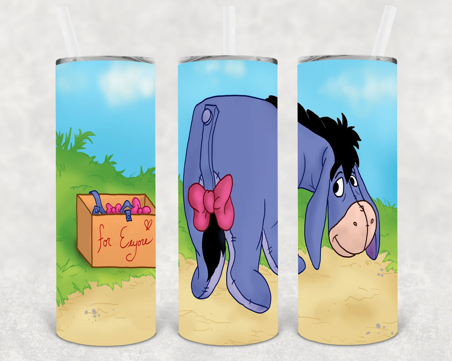 Eeyore 20 Oz Skinny Tumbler