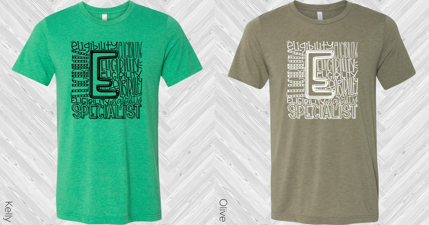 Eligibility Specialist Subway Art Graphic Tee Graphic Tee