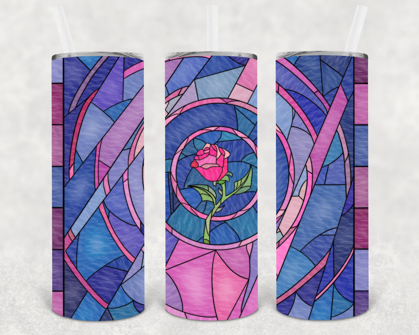 Enchanted Rose 20 Oz Skinny Tumbler