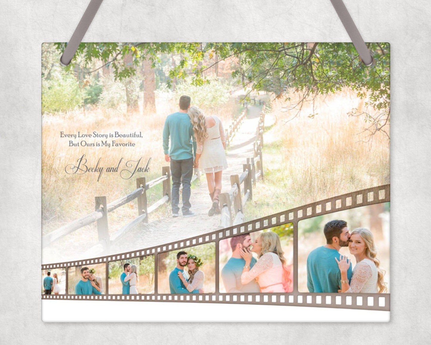 Every Love Story Is Beautiful Wall Sign Hanging