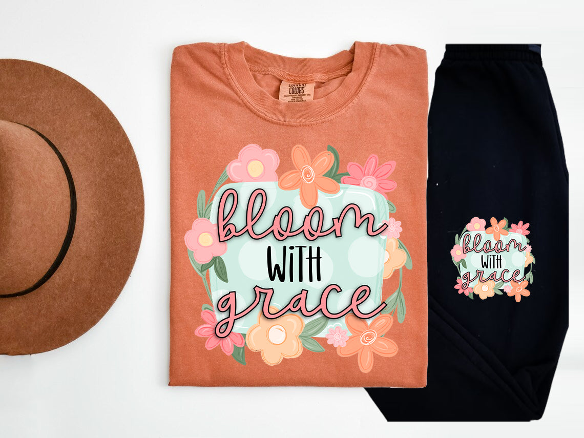Bloom with Grace Graphic Tee