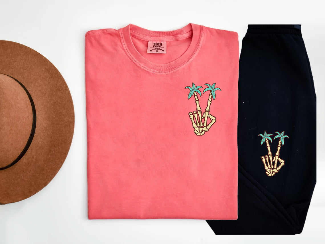 Summer Skeleton Graphic Tee