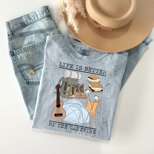 Life is Better by the Campfire Graphic Tee