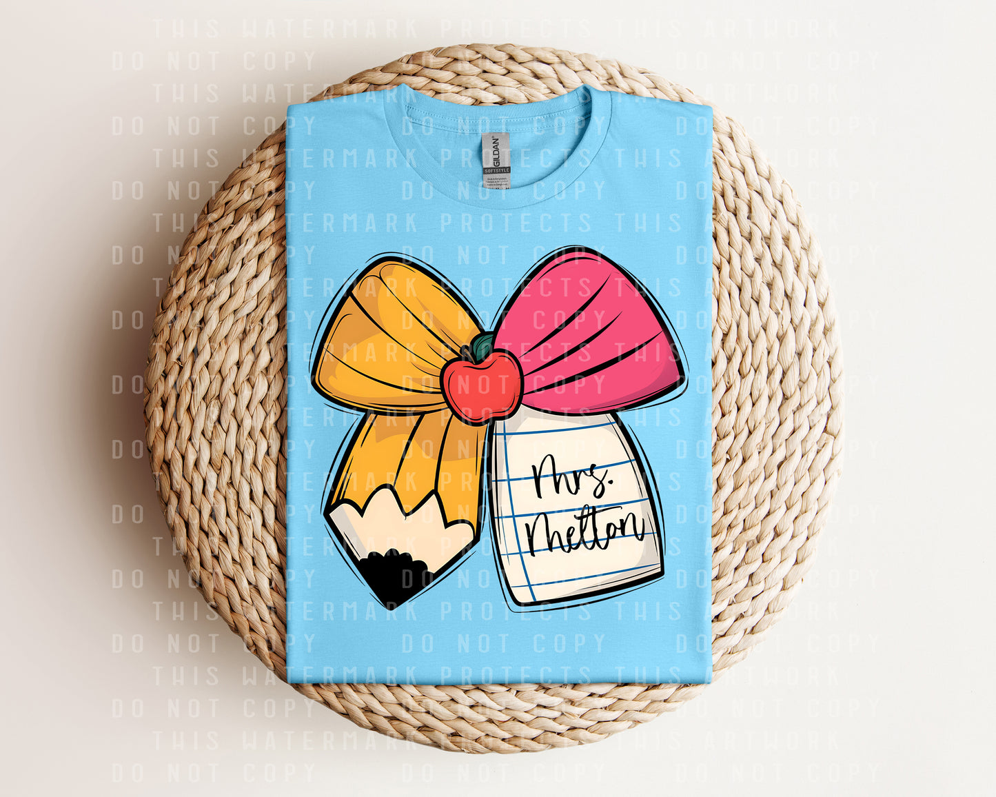 Teacher Bow Graphic Tee