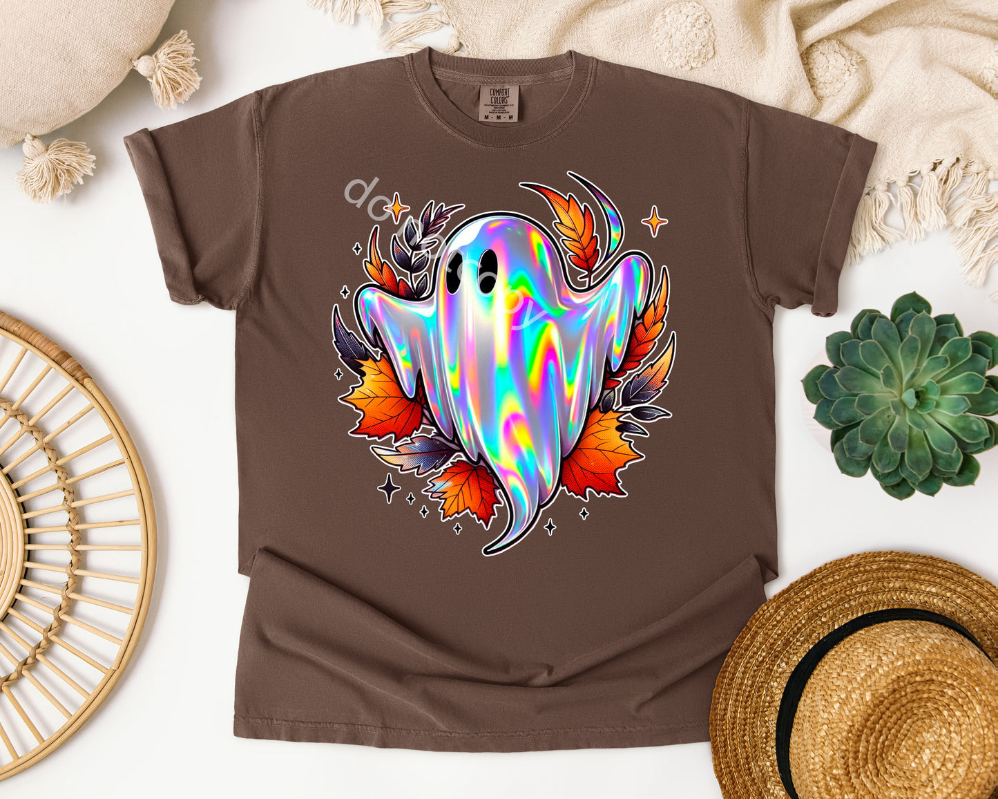 Holographic Ghost Graphic Tee