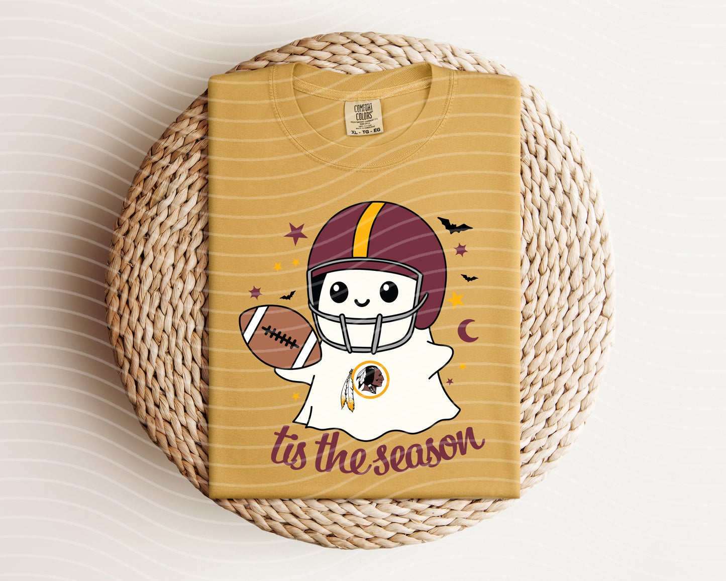 Redskins Tis the Season Ghost Graphic Tee