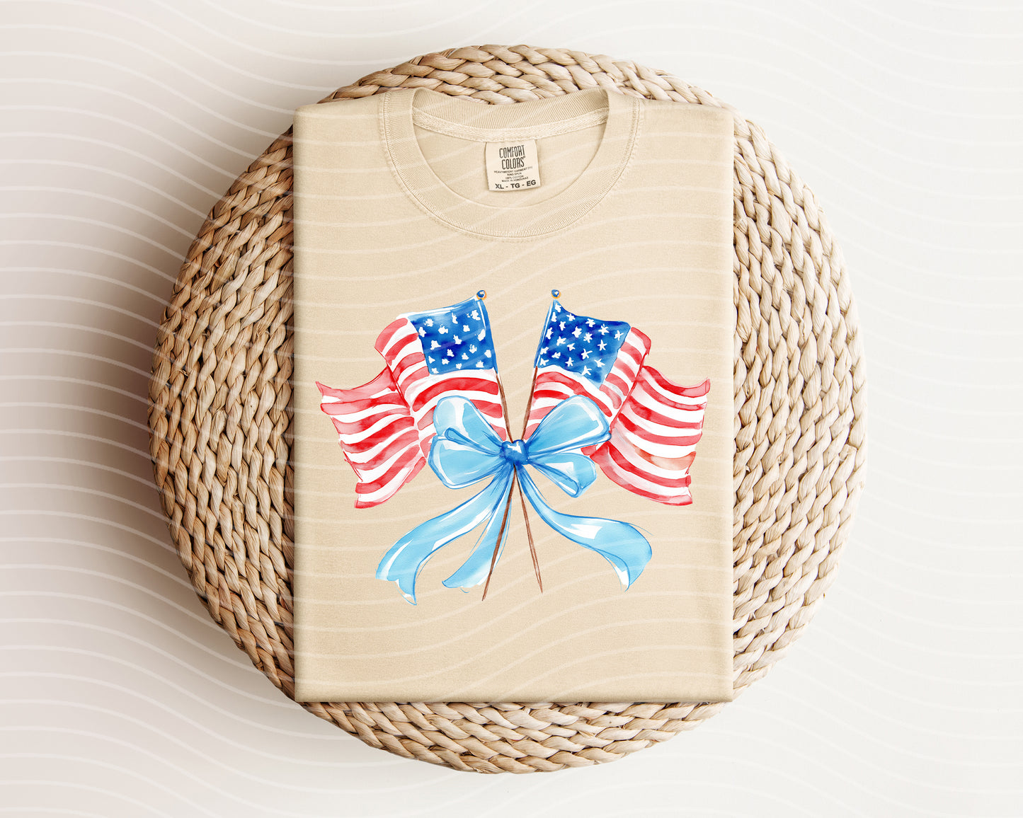 Watercolor Flags Graphic Tee