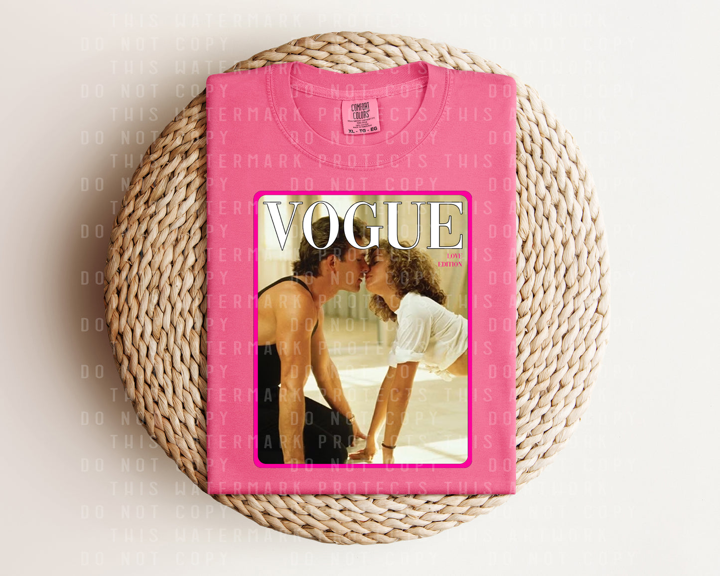 Vogue Johnny and Baby Graphic Tee