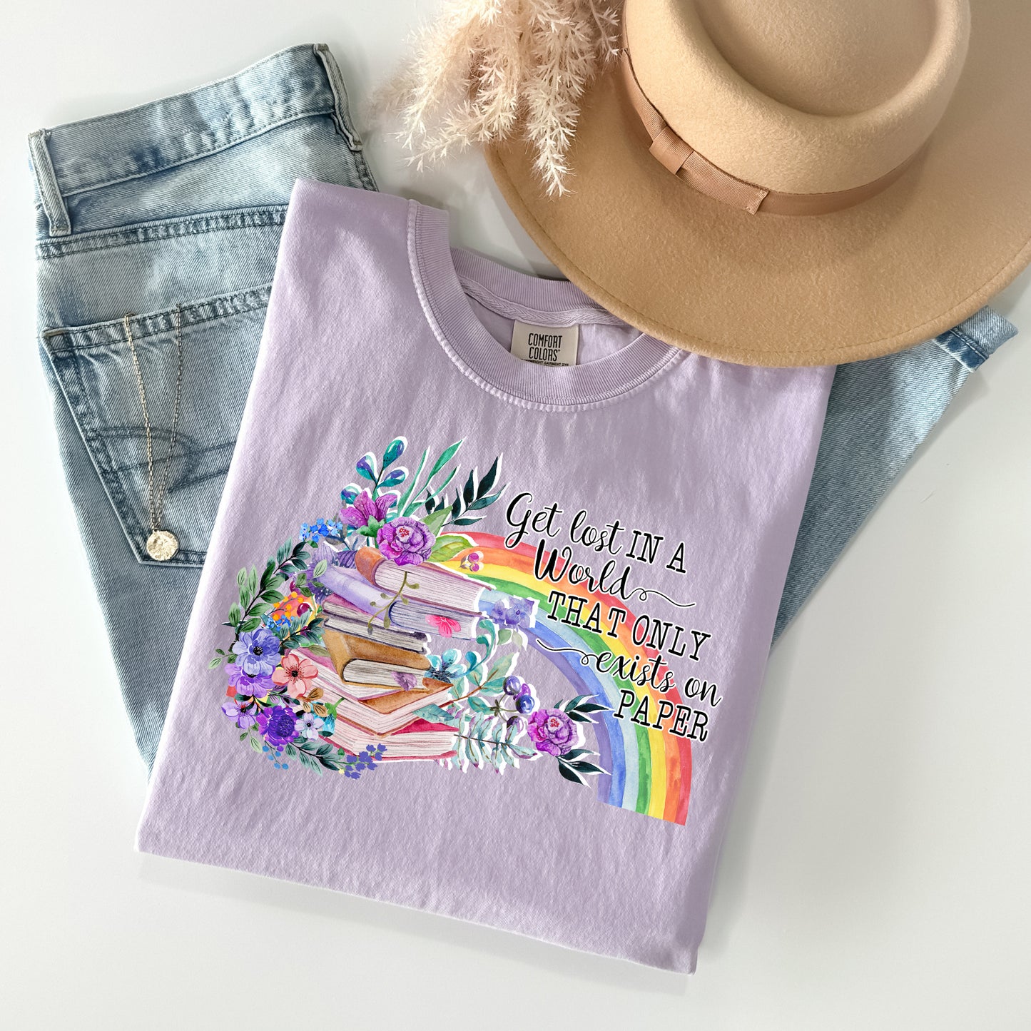 Get Lost in a World That Only Exists on Paper Graphic Tee