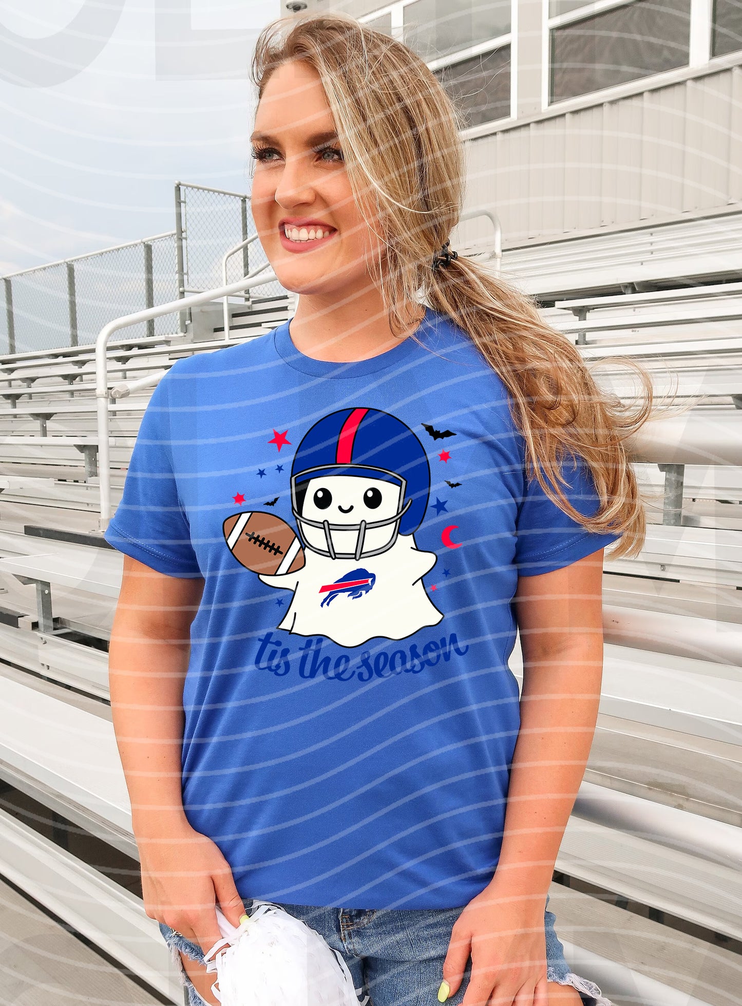 Bills Tis the Season Ghost Graphic Tee