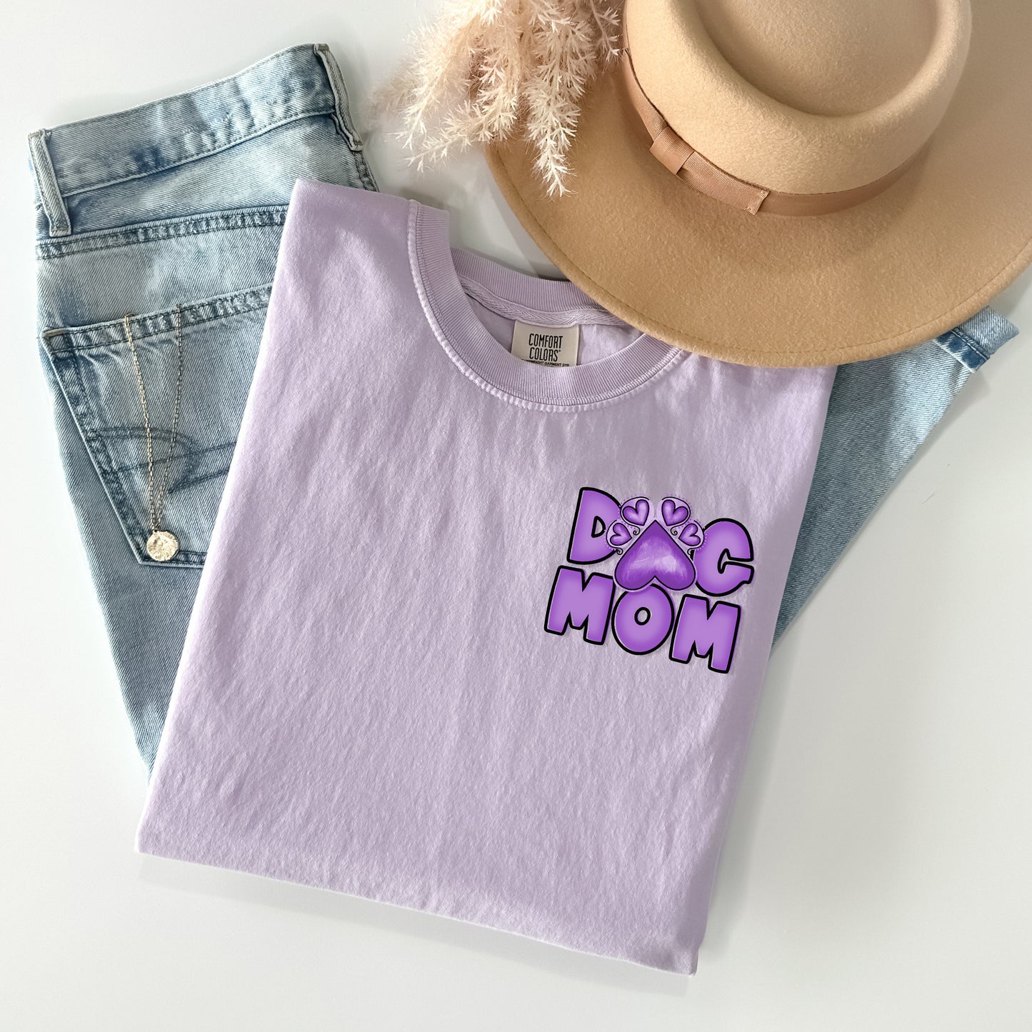 Dog Mom Pocket Graphic Tee