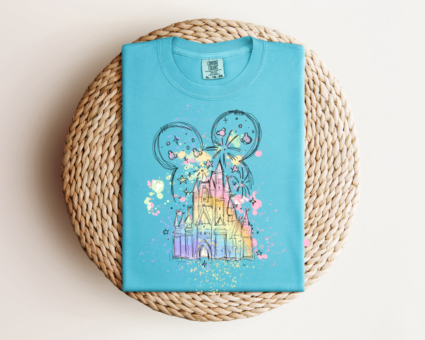 Rainbow Castle Graphic Tee