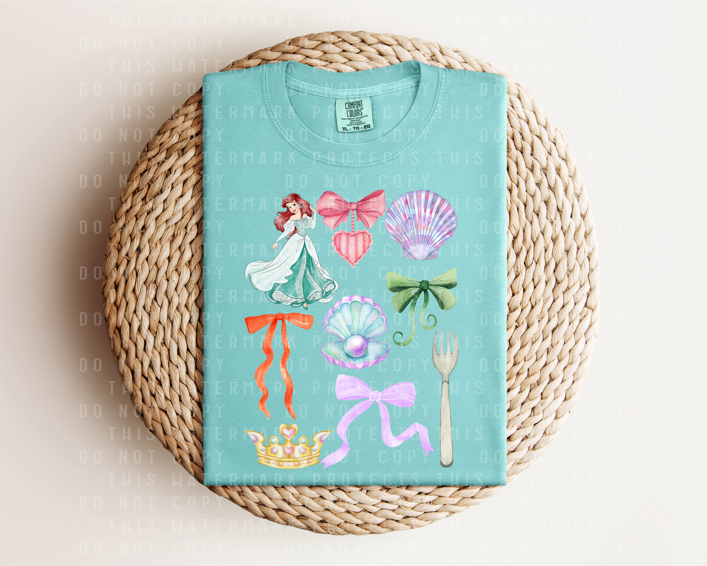 Ariel Coquette Graphic Tee