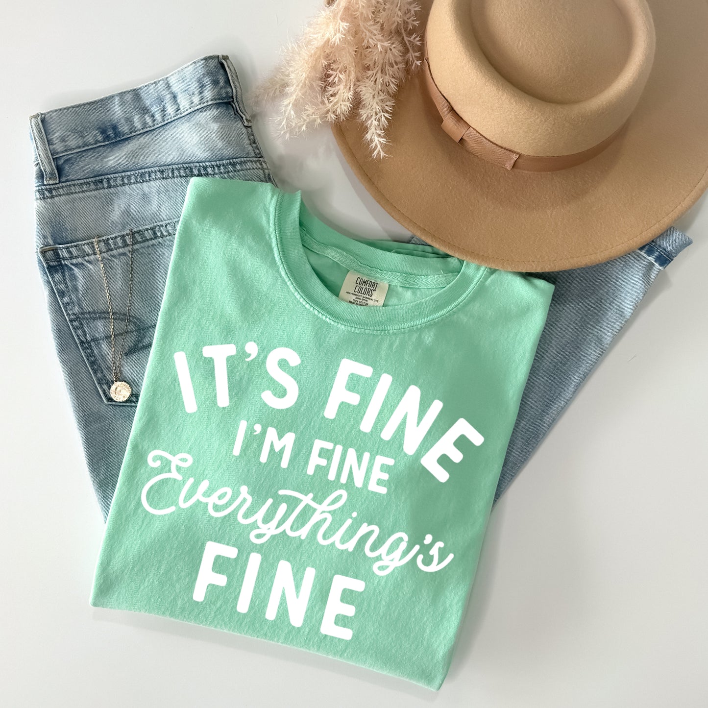 It's Fine I'm Fine Everything's Fine Graphic Tee