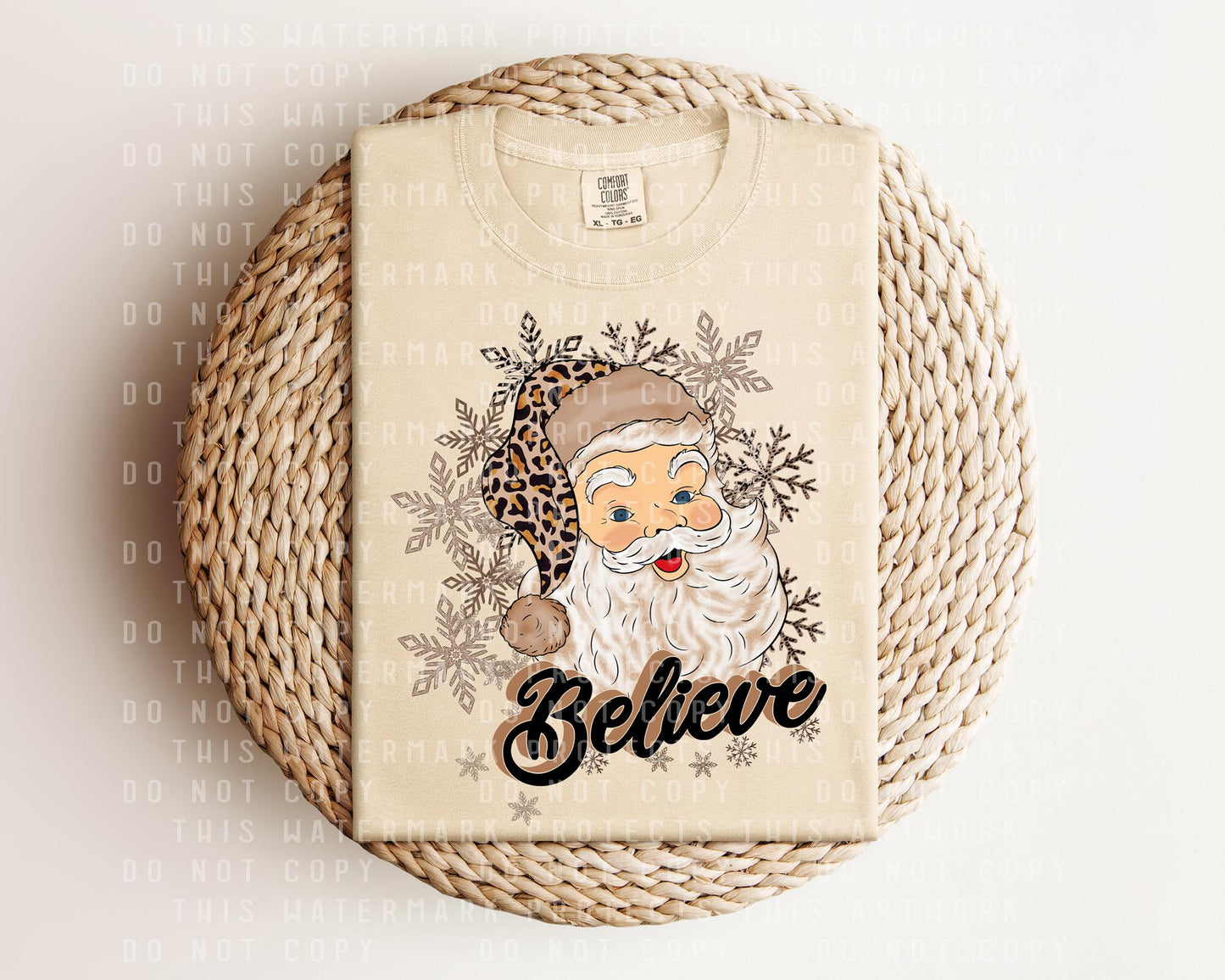Believe Santa Graphic Tee